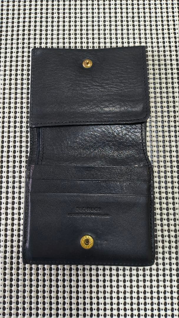 SLOW （スロウ） がま口 ミニ財布 ブラック