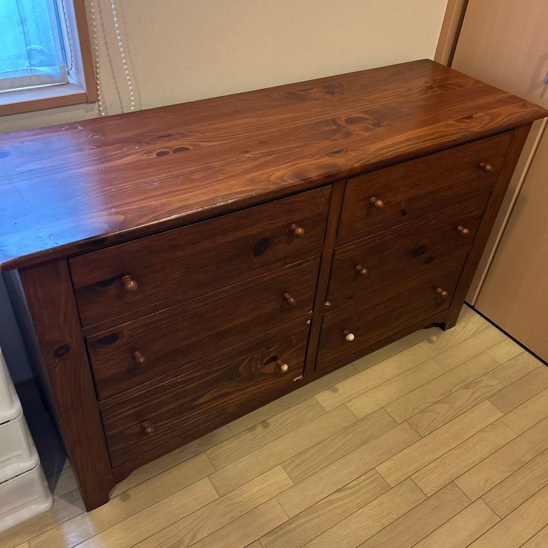 ETHAN ALLEN / イーセンアーレン｜3段チェスト｜US Vintage