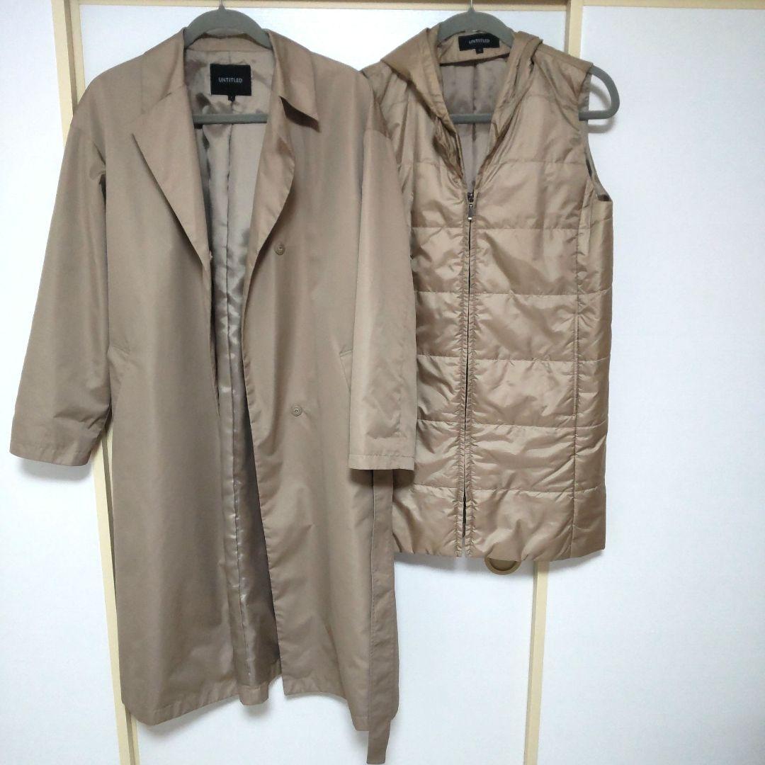 アンタイトル フーディライナー付きトレンチコート 撥水