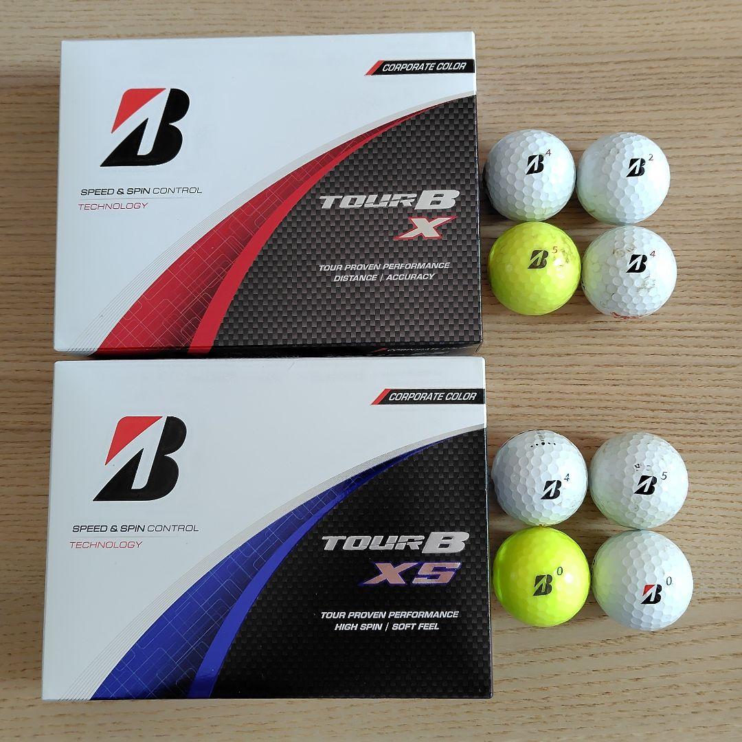 ブリヂストン ゴルフ ボール TOUR B X/XS 各1ダース 計2ダース