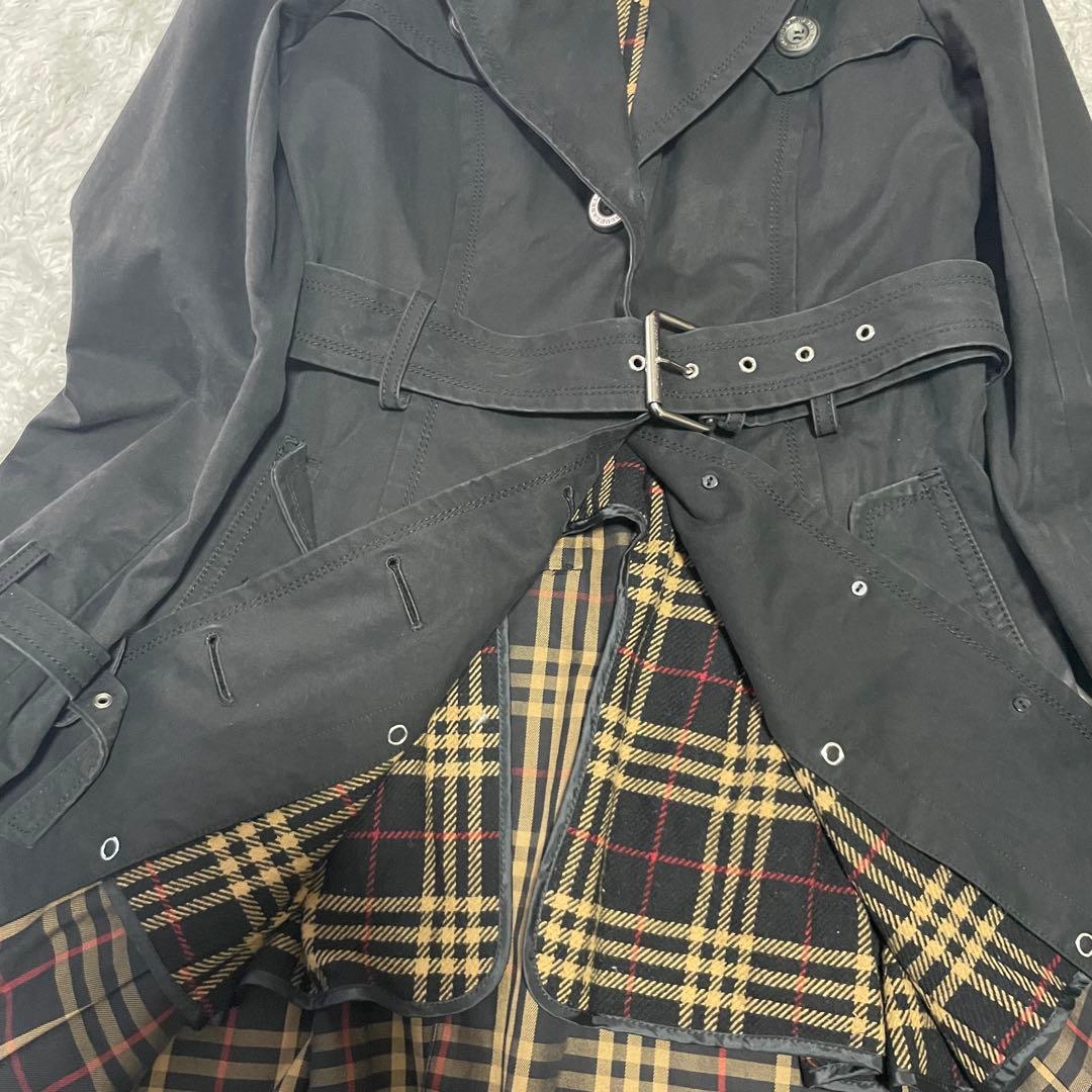 BURBERRY BLUE LABEL トレンチコート　ライナー　黒　40