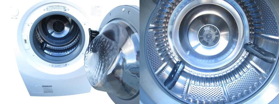 ■095■SHARP■ドラム式洗濯乾燥機■22年製■ES-H10F-WR■