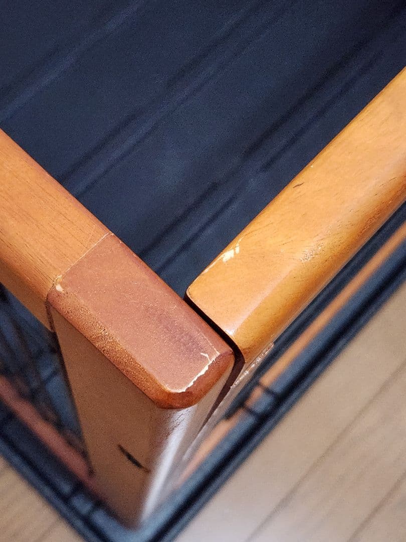 犬用ペットサークル 木製フレーム ブラウン