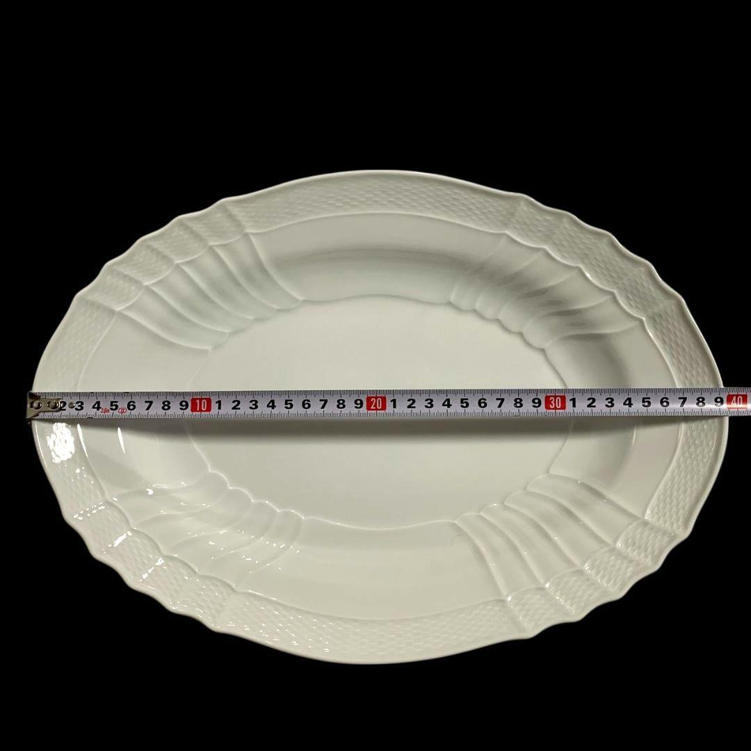 リチャードジノリ ベッキオホワイト オーバル プレート 大皿 2枚セット