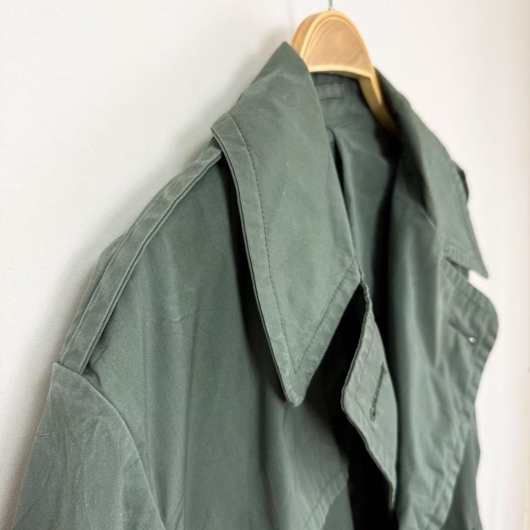 70s 米軍 US ARMY レインコート ミリタリー トレンチコート S105