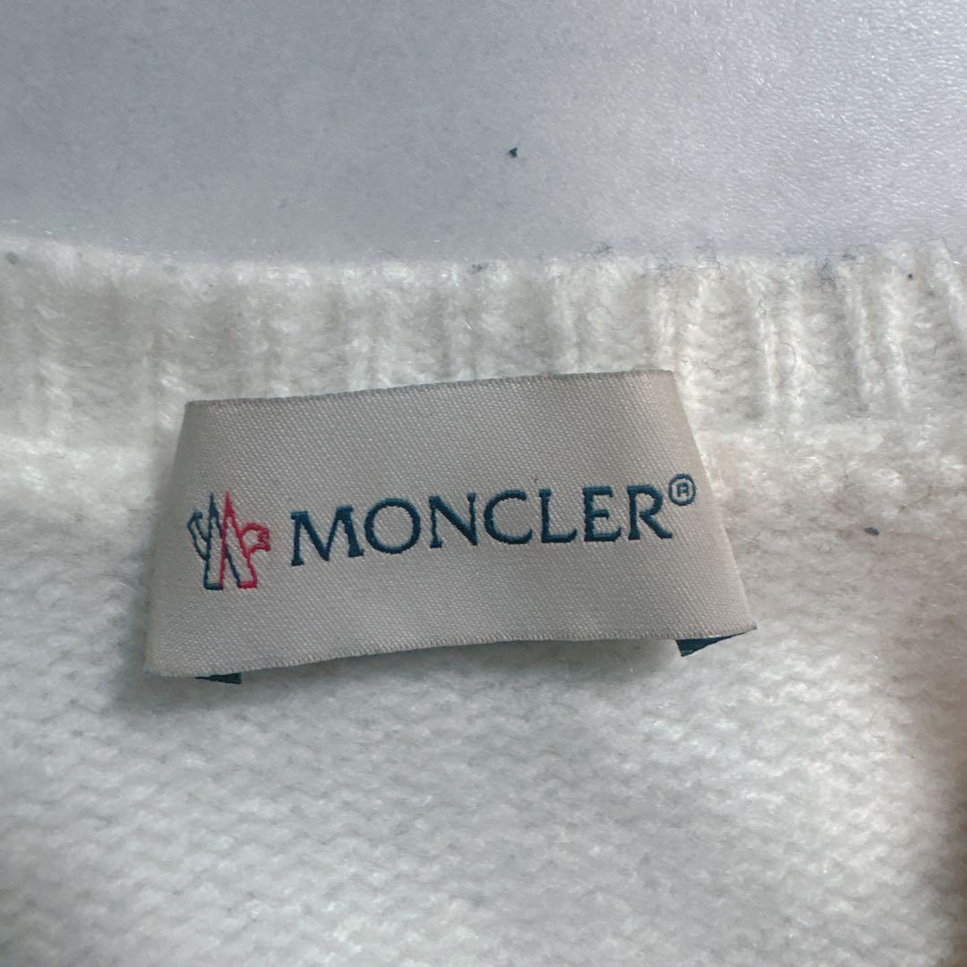 MONCLER モンクレール ニット ショート丈 カシミヤ ワッペン S