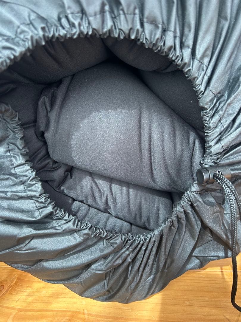 WAQ リラクシングキャンプマット 厚手 10cm ダブルサイズ　ブラック