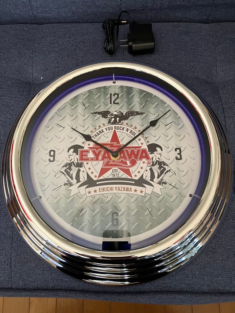 E.YAZAWA ネオンウォールクロック 30cm