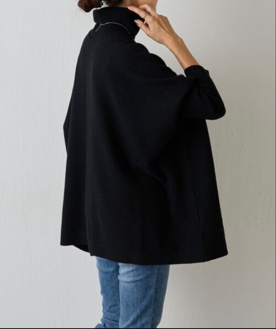 【今期】ビアズリー タートルビッグニット(ショート) ブラック