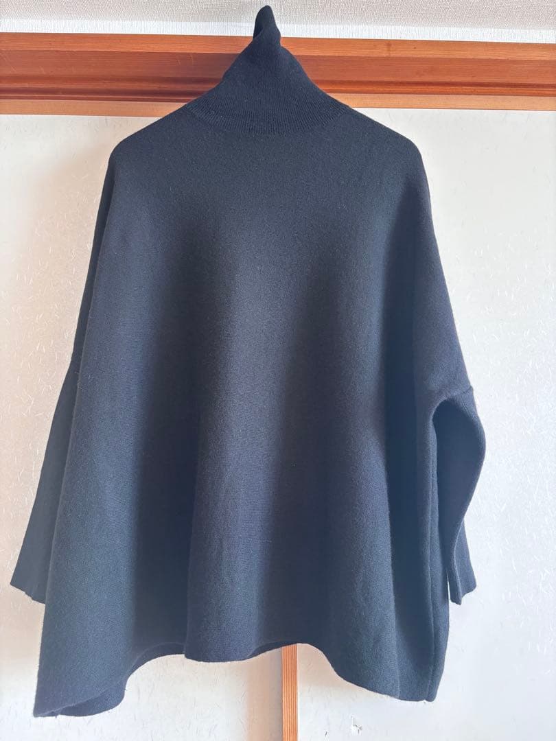 【今期】ビアズリー タートルビッグニット(ショート) ブラック