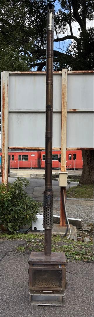 Soomloom二次燃焼薪ストーブ VistaV 延長煙突&煙突ガードセット