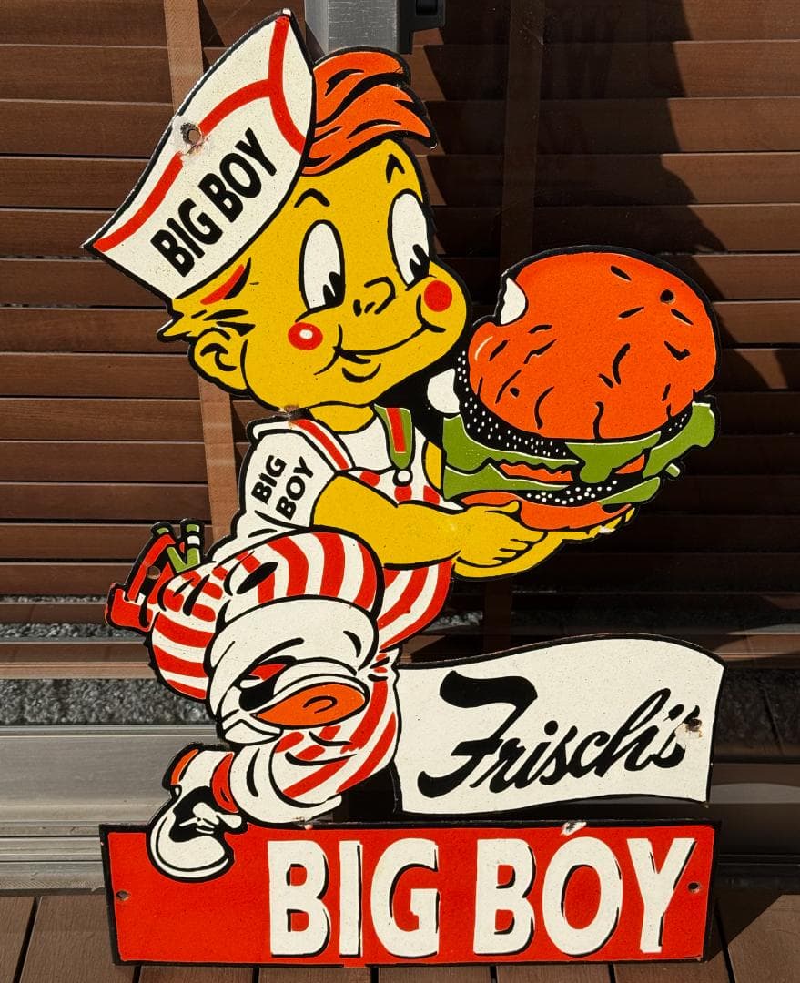 ビッグボーイ BIG BOY 看板 76cm ガレージ 世田谷ベース