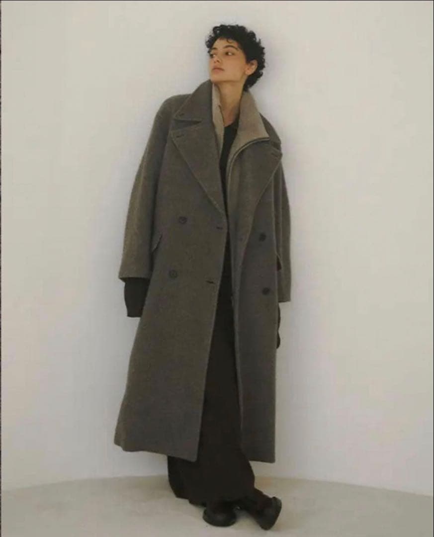 ＊値下げ＊ETRE TOKYOダブルブレスト　ウールコートS