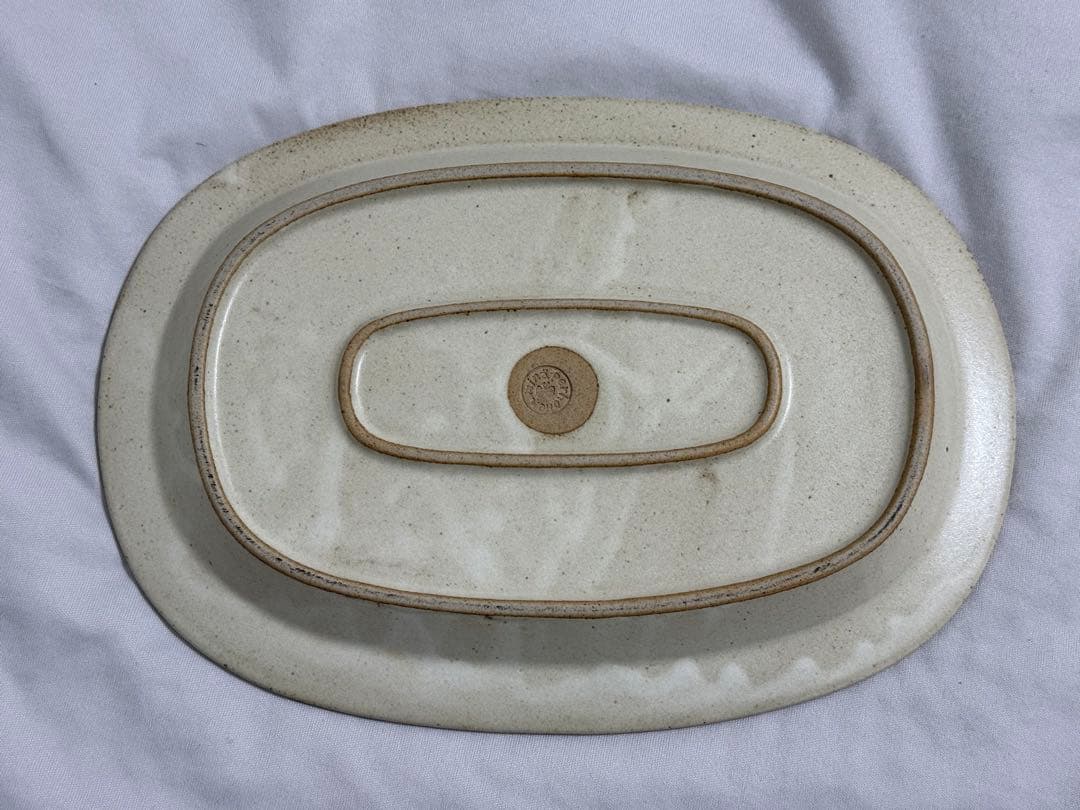 ミナペルホネン run run run プレートL white