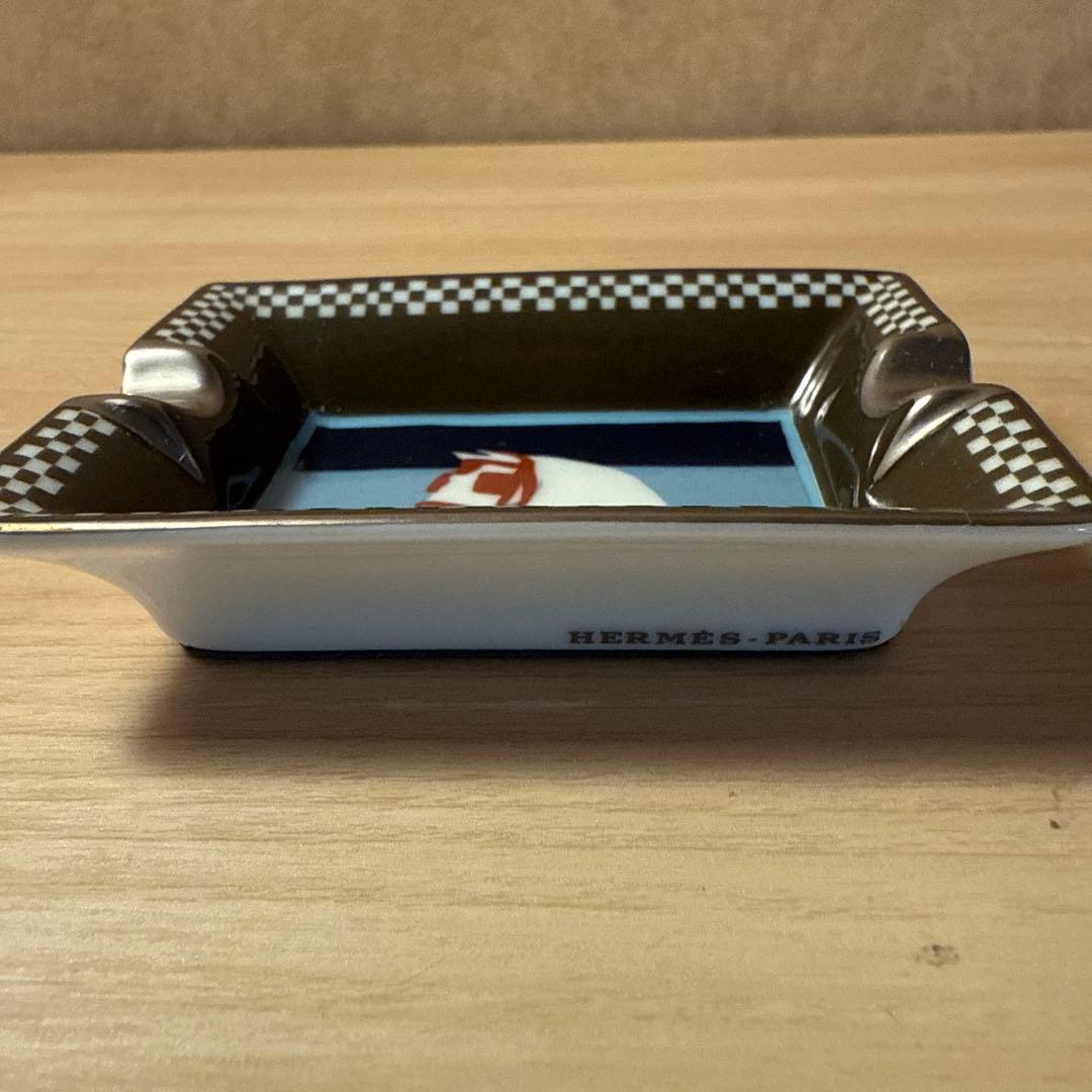 HERMES エルメス ミニ置き型灰皿 ホースモチーフ レア