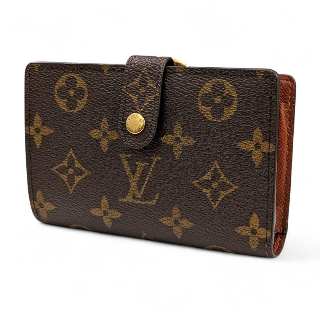 外観美 ルイヴィトン モノグラム ポルトモネ ビエ ヴィエノワ 折り財布 箱付