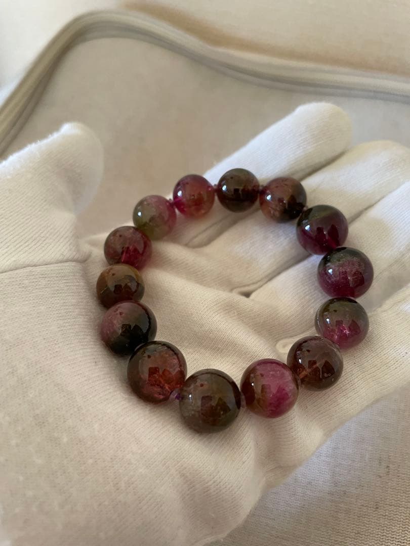 2349 ウォーターメロントルマリンブレスレット約16cm