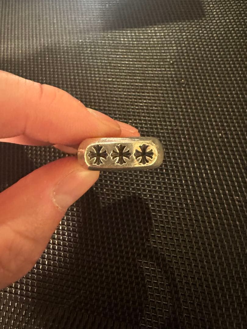 ラ*ル様 クロムハーツ LIL PJ 3CH PLUS リング US10号