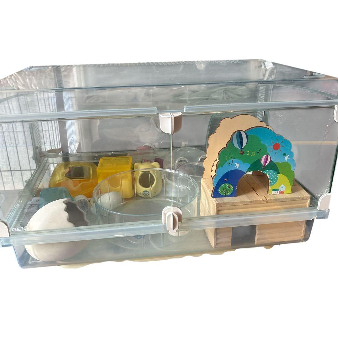 Gex グラスハーモニー 600 ハムスター ケージ 小動物 飼育セット