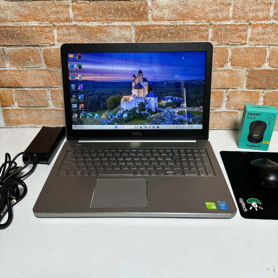 DellノートPC Corei5 SSD メモリ12GB Win11オフィス付き