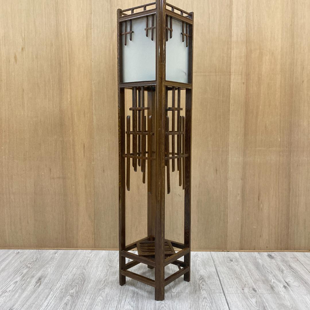 天然木　フロアスタンド　和照明　古民家