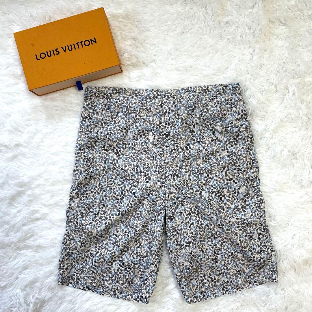 LOUIS VUITTON 総柄 モノグラム 水着 海水パンツ パンツ S
