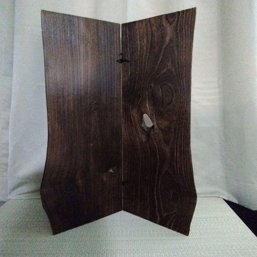 ずんこ焼き桐　屏風