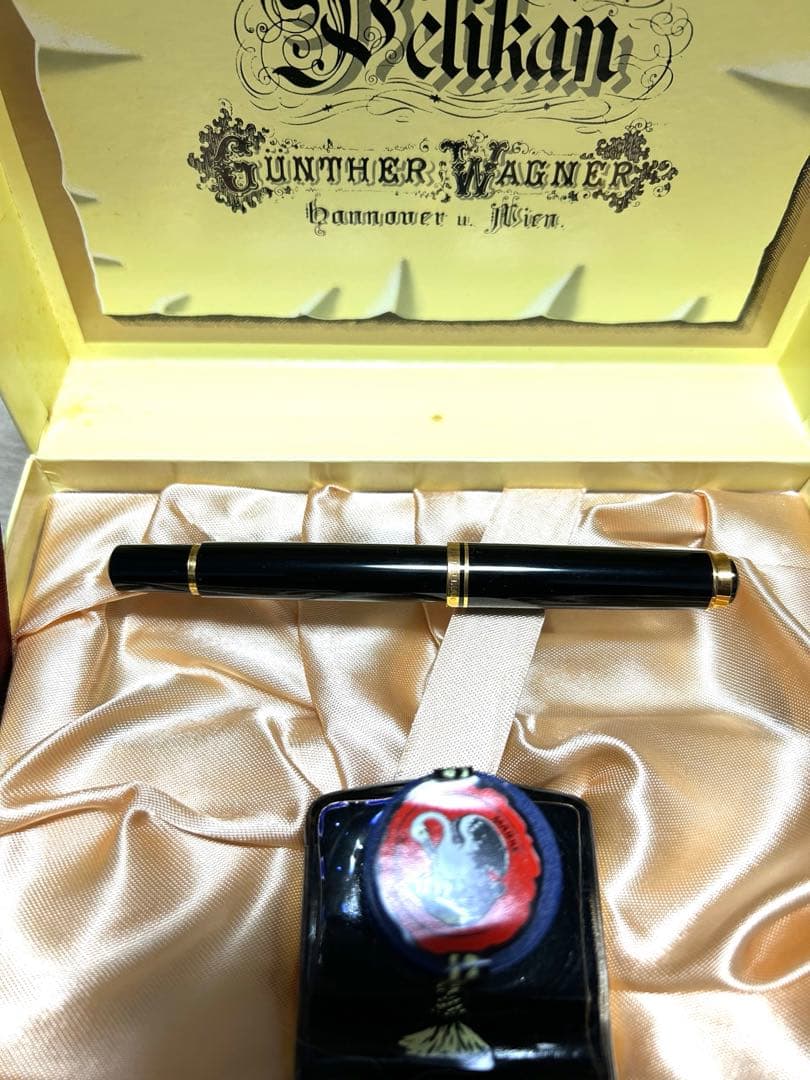 【試し書きのみ美品】ペリカン 万年筆&インクギフトボックス　スーべレーンM400