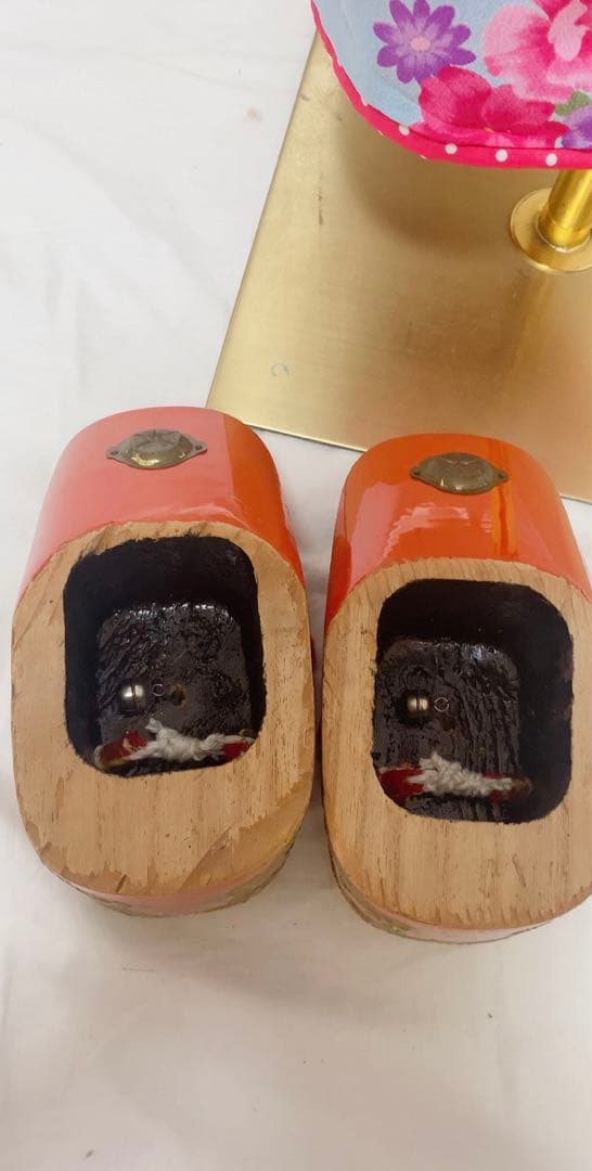 水色花柄着物とピンクバッグ