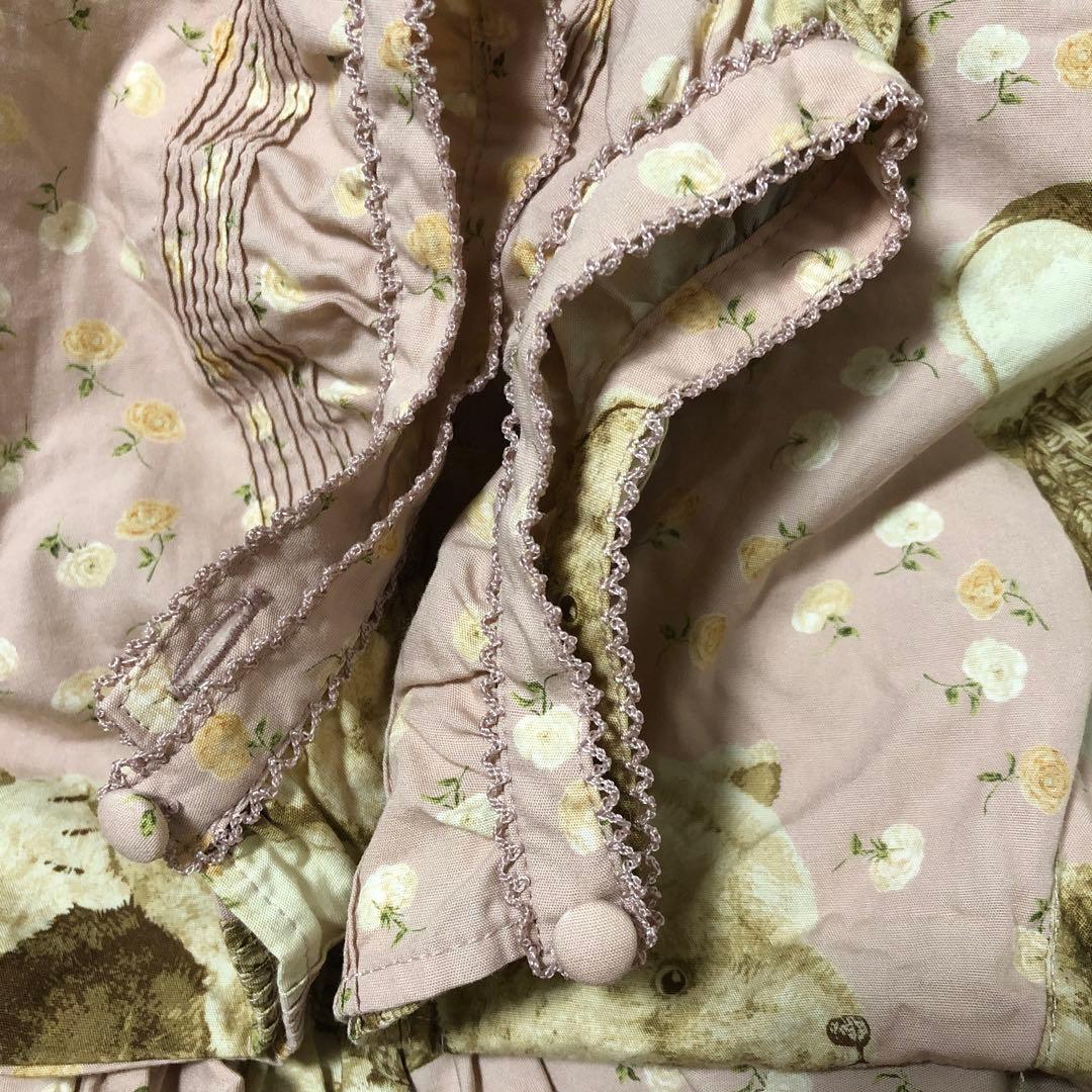 PINKHOUSE ピンクハウス 薔薇ひな菊　カネコイサオ　ブラウス　ピコフリル