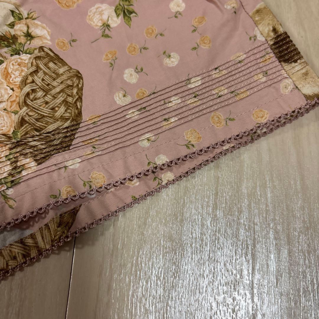 PINKHOUSE ピンクハウス 薔薇ひな菊　カネコイサオ　ブラウス　ピコフリル