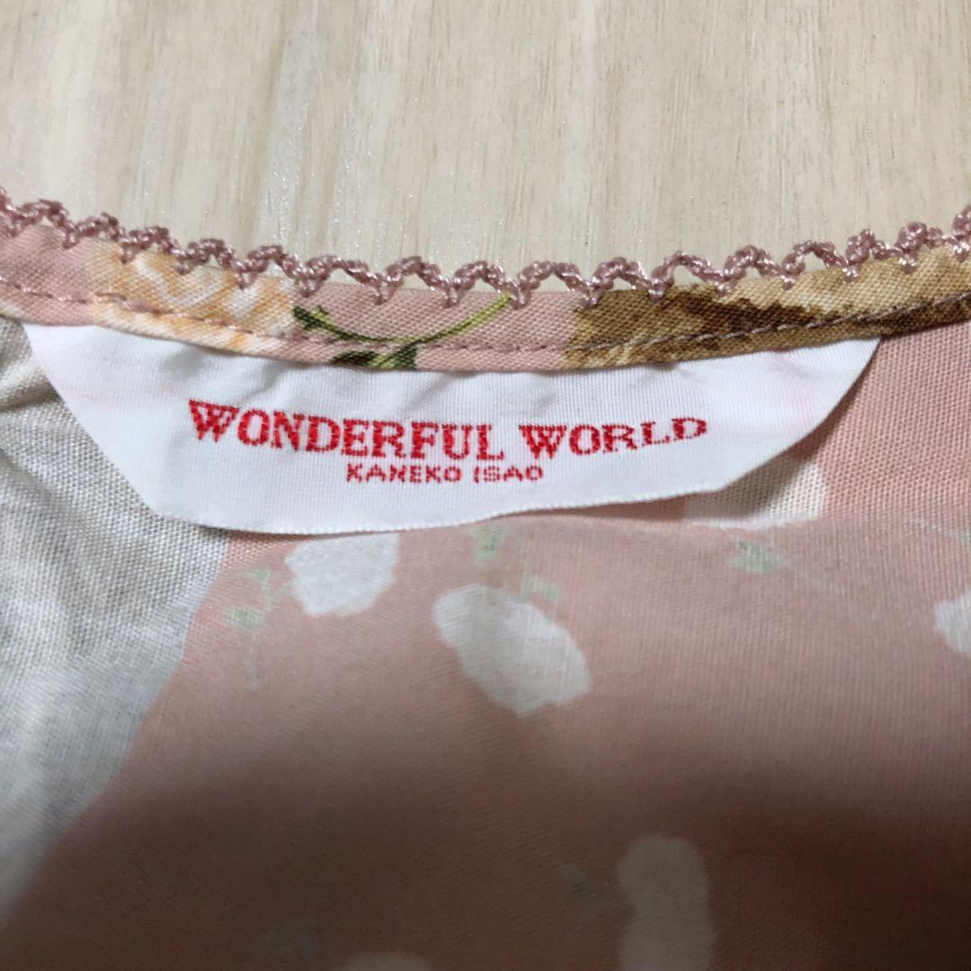 PINKHOUSE ピンクハウス 薔薇ひな菊　カネコイサオ　ブラウス　ピコフリル