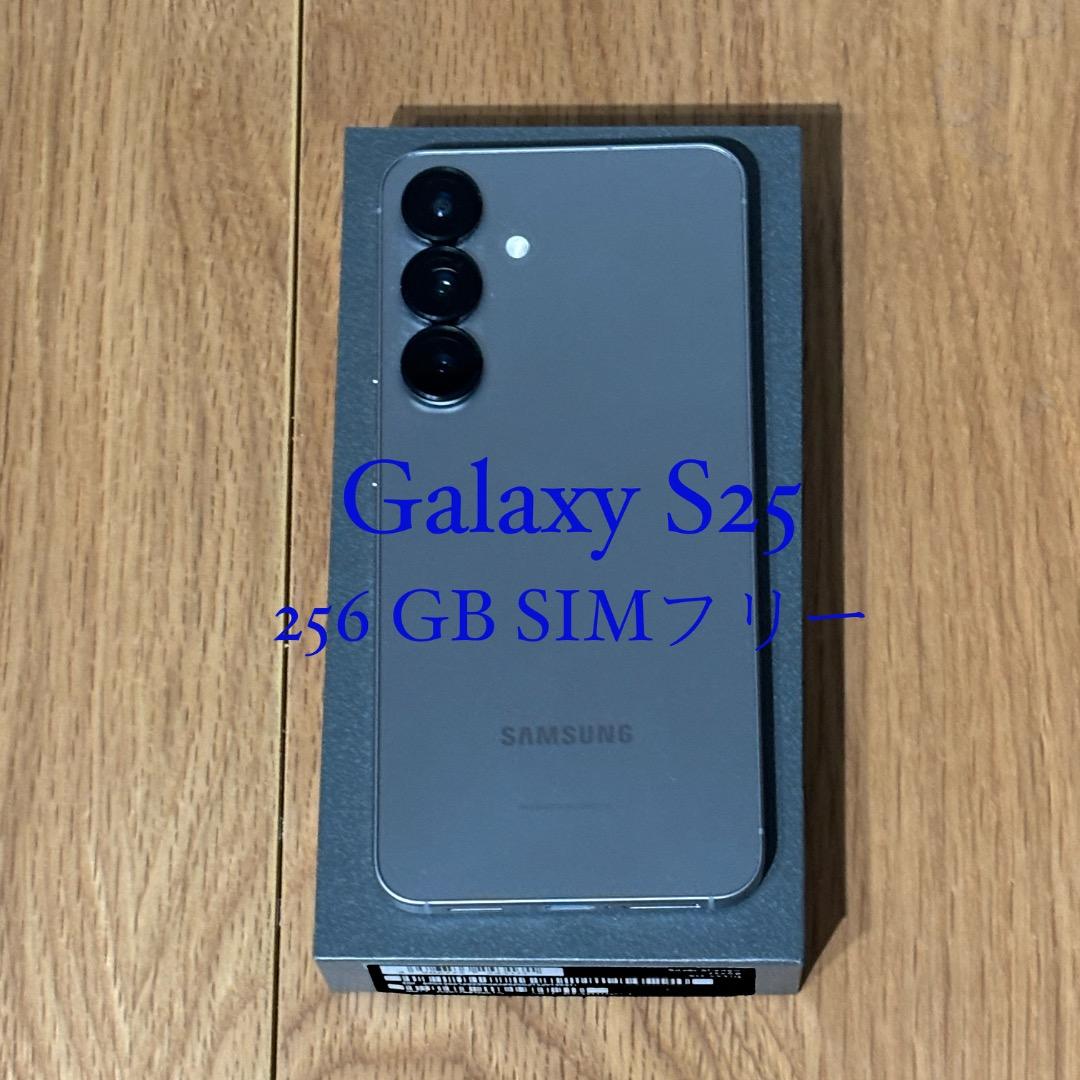 Galaxy S25 256GB SIMフリー シルバーシャドウ 本体
