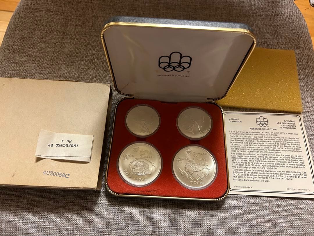 1976年モントリオールオリンピック記念4枚セット