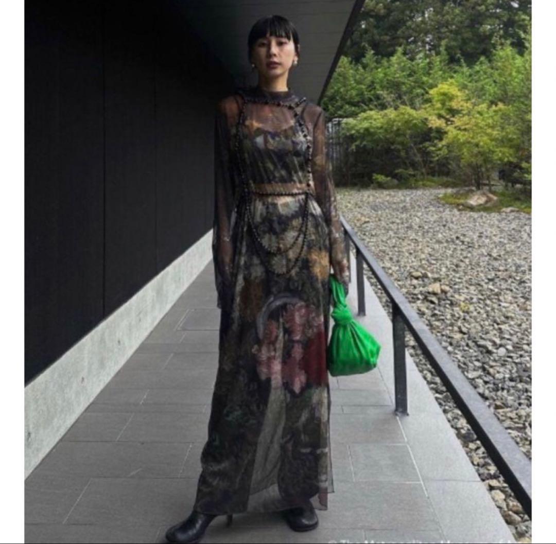 AMERI × THE MET SHEER DRESS Mサイズ