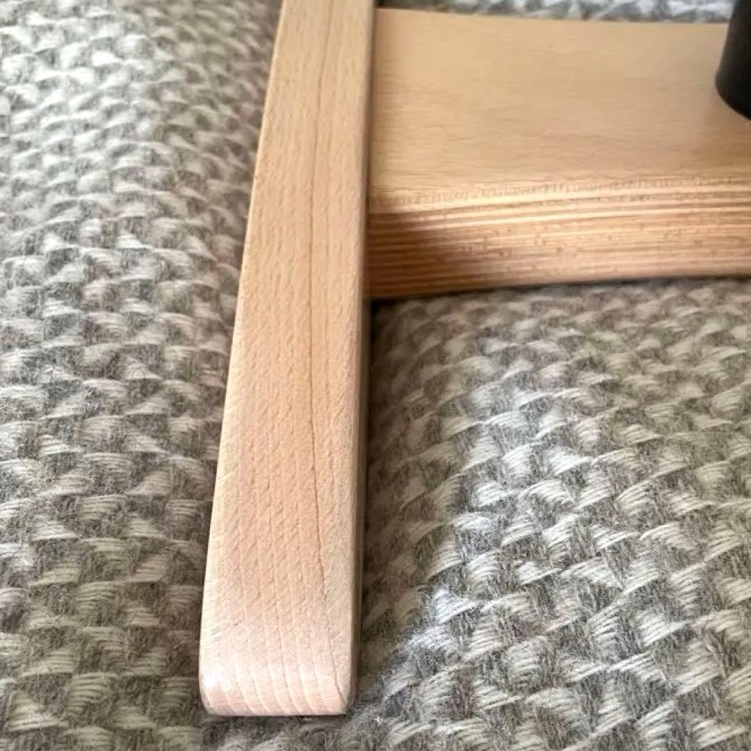 北欧　バランスシナジー ラウンド　織柄グレー 腰痛対策