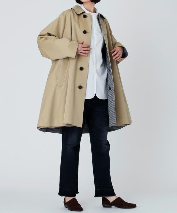 TICCA リバーシブルステンカラーコート