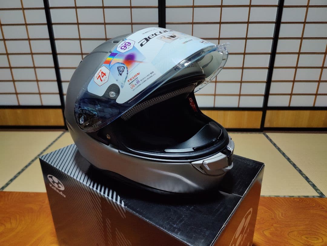 OGK Kabuto AEROBLADE-6 ガンメタル Lサイズ