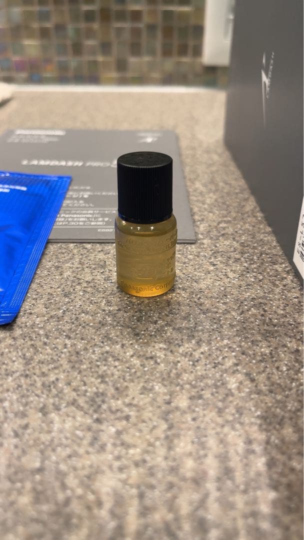 パナソニック ラムダッシュPRO5 全自動洗浄充電器　ES-L571D-K 黒