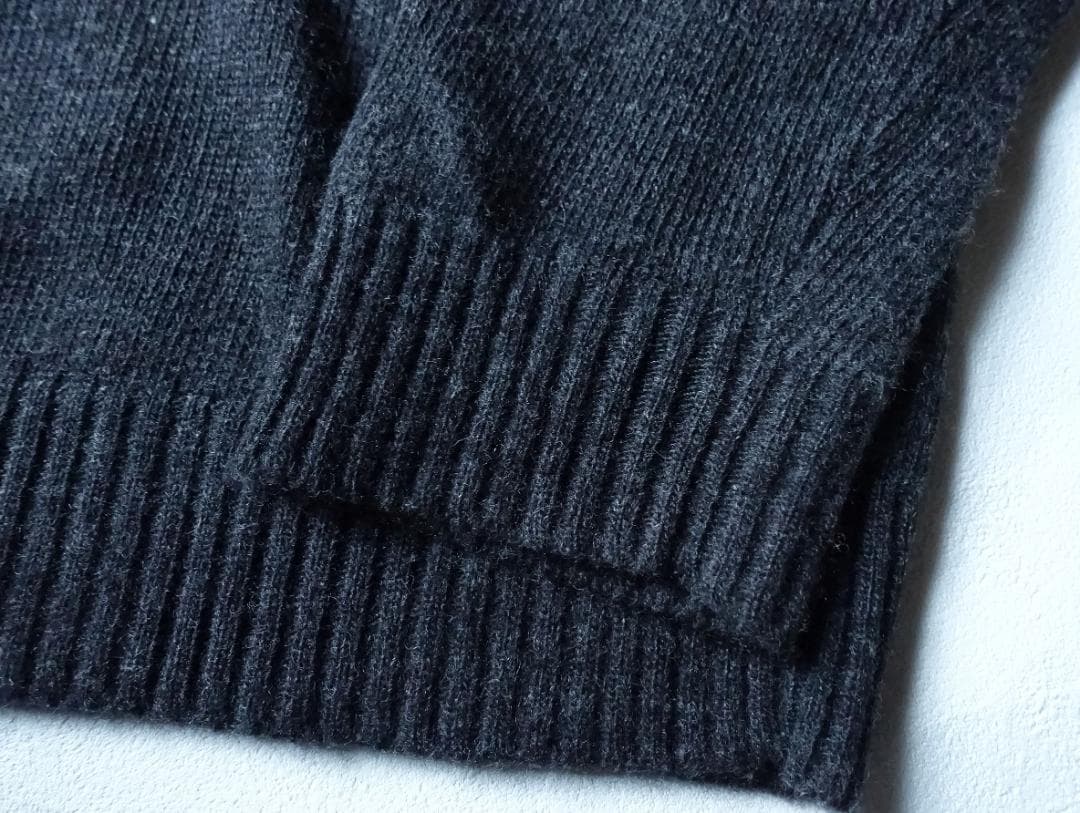 美品Max Maraマックスマーラ☆イタリア製 ウール混ハイネックニットLグレー