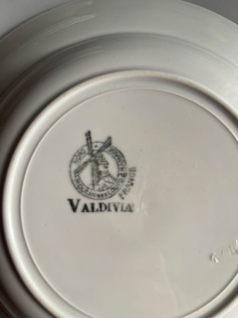 リボンとばらのガーランド深皿2枚セット