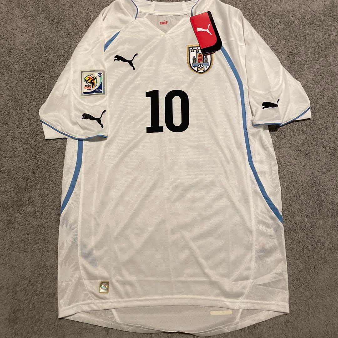 あ*ペ様 2010 ワールドカップパッチ付 ウルグアイ代表 フォルラン#10 M