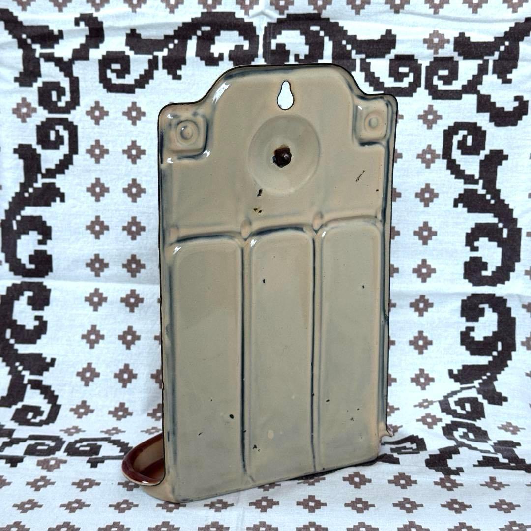 ドイツ　ヴィンテージ　ホーロー　オニオンラック　カップホルダー　アンティーク