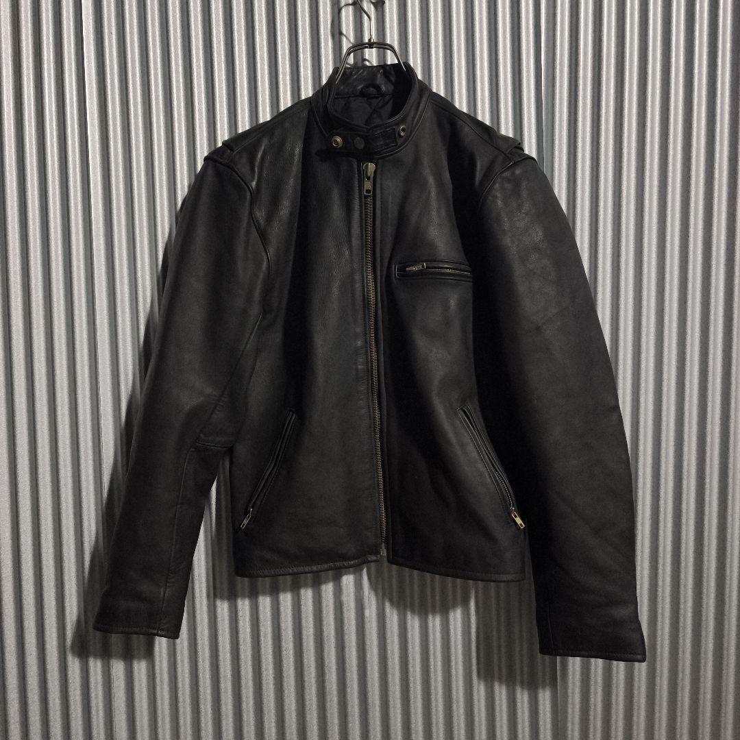 FREEDOM シングルライダース レザージャケット 42 ステアハイド 本革
