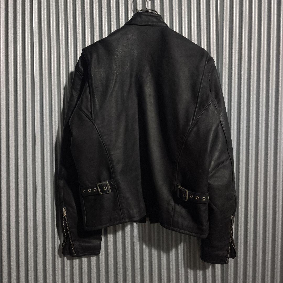 FREEDOM シングルライダース レザージャケット 42 ステアハイド 本革