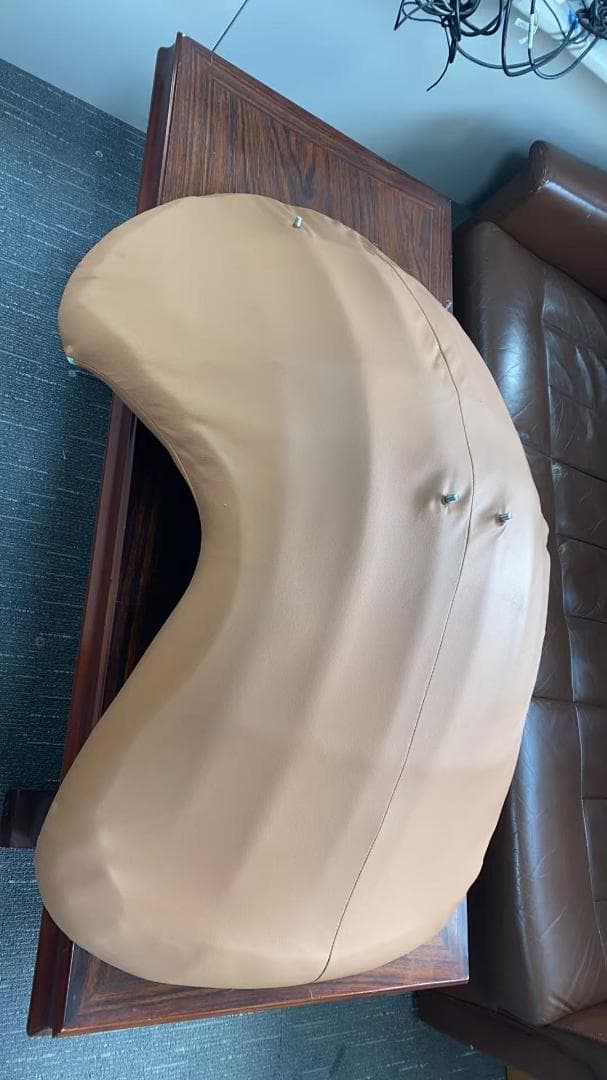 クリーム色ロッキングチェア訳あり品 写真をご確認 SF15-08