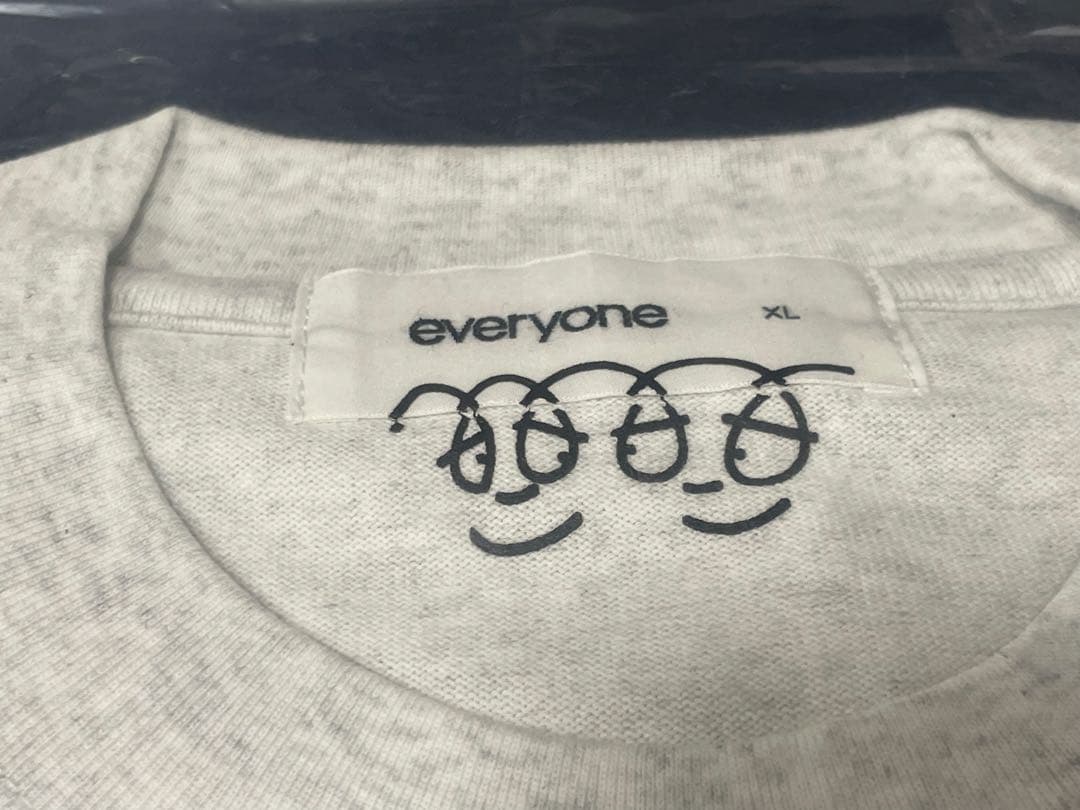 everyone j.30000 logo ss tee ASH XLサイズ