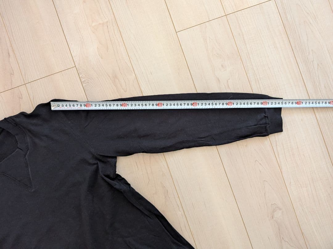 【美品】Dolce & Gabbana 長袖カットソー 48 黒 ブラック