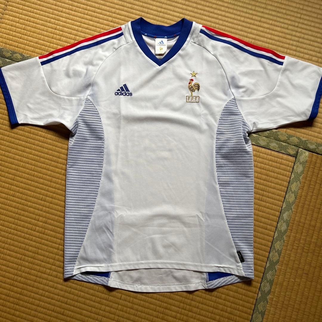 adidas フランス代表 サッカーシャツ france アディダス 古着
