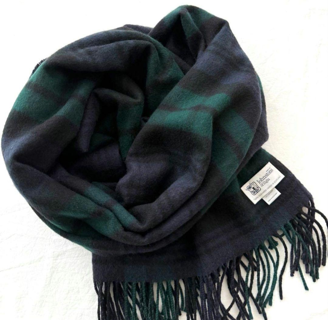 【新品未使用】Johnstons of Elgin 大判カシミヤストール